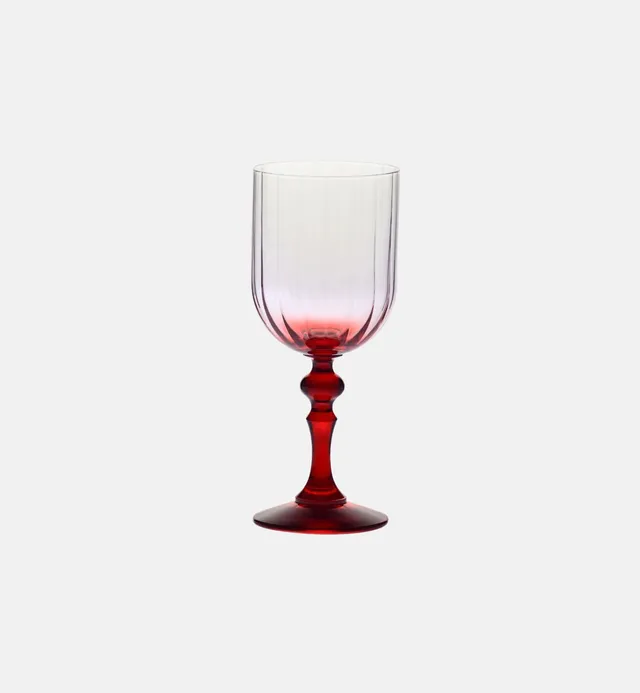 krosno-bubble-300-ml-verre-vin-pied-rouge image 1