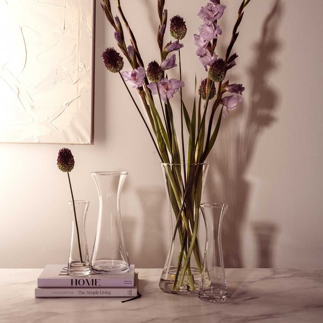 leonardo-gia-vase-verre-36-cm-transparent-fleurs image 5