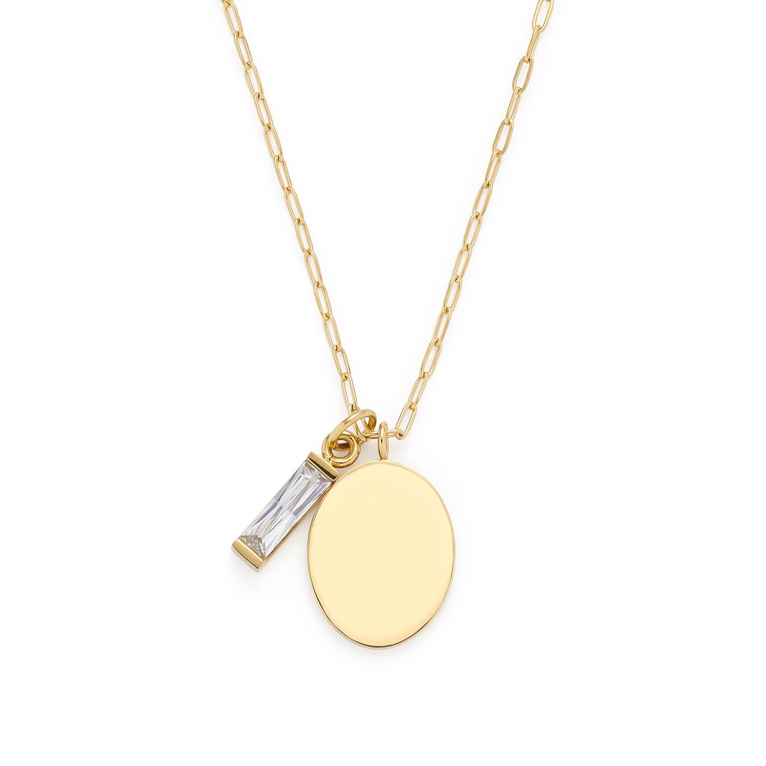 leonardo-it-s-me-collier-45-cm-dor-gravure-pierre image 2