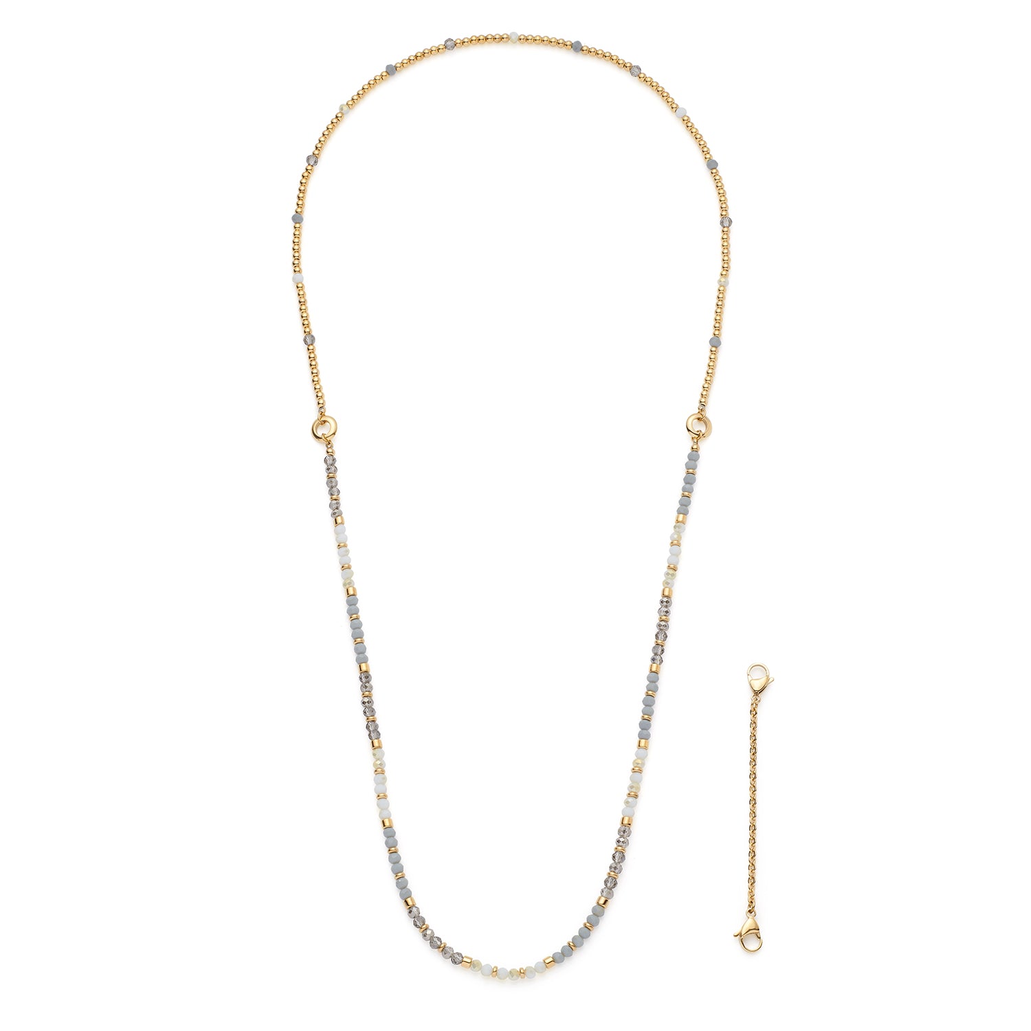 leonardo-bernadette-collier-dor-50-cm-perles-bicolore image 3