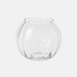 krosno-ribbed-sphere-vase-boule-15-5-cm-bronze image 2