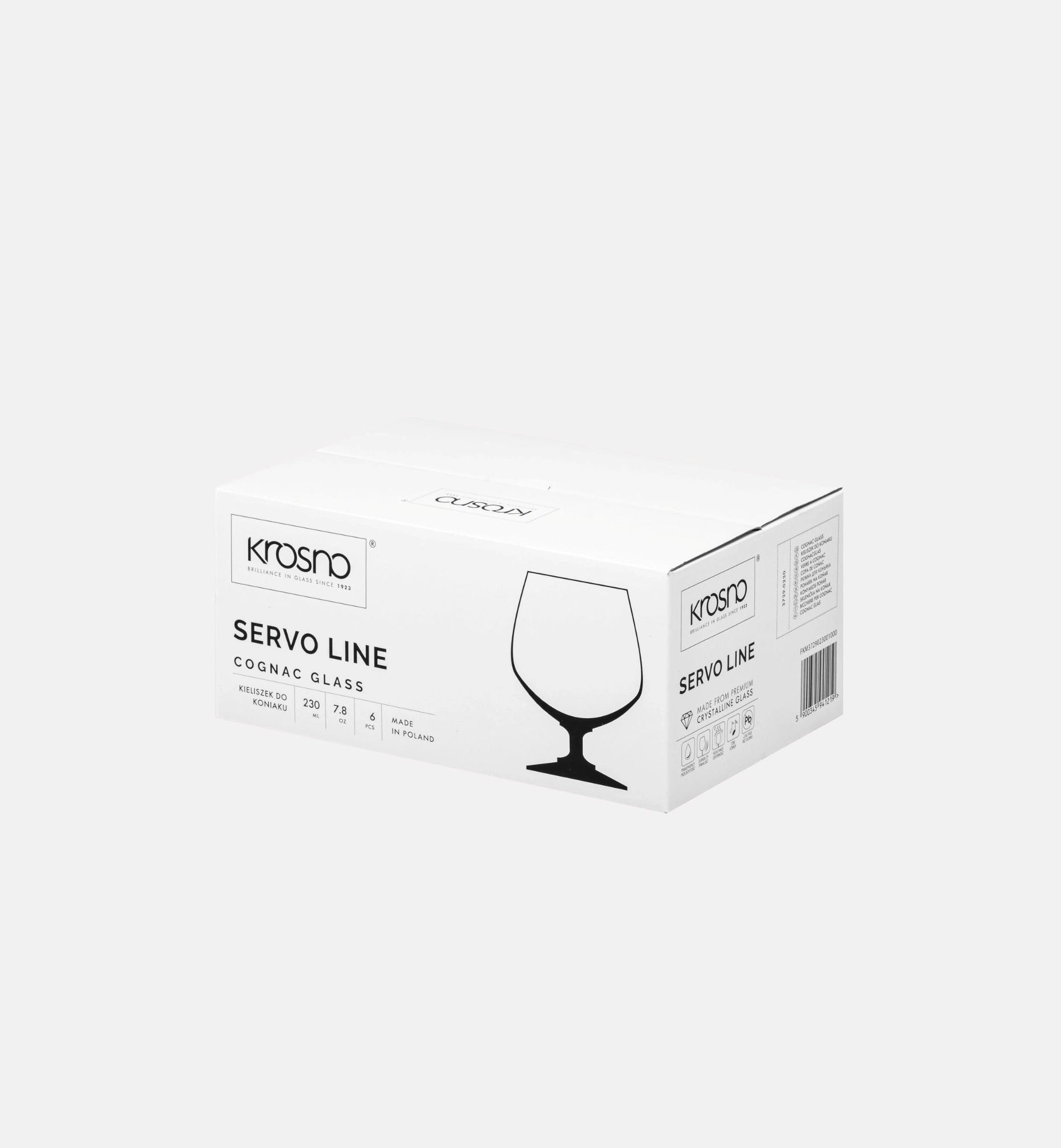 krosno-servo-line-verre-cognac-230-ml-cristal image 6