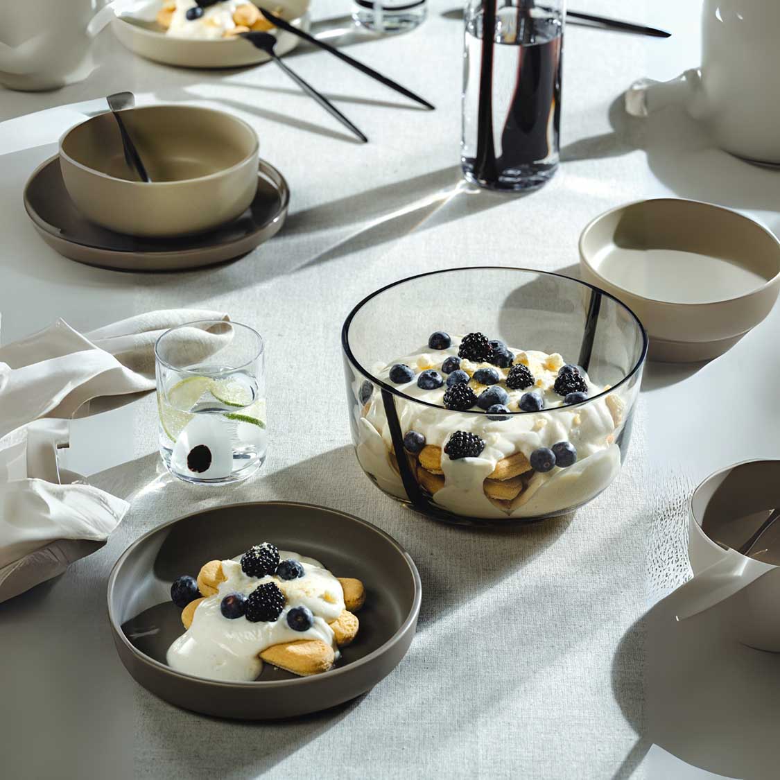leonardo-alveo-coupe-21-cm-taupe-verre-service image 7