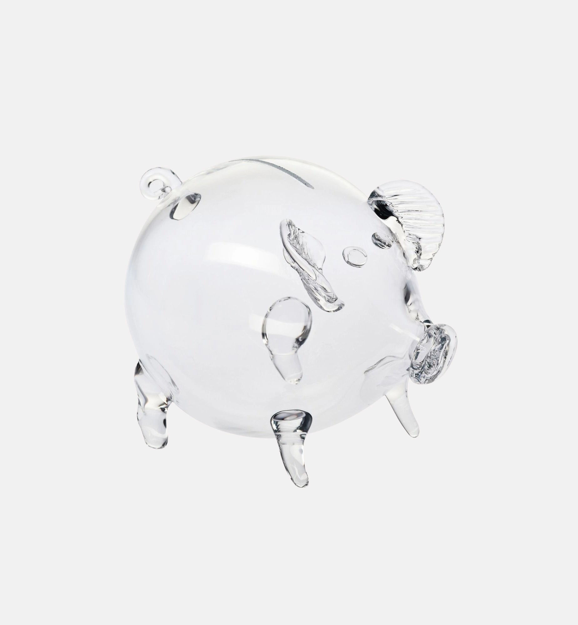 krosno-tirelire-cochon-en-verre-transparent-xl-casser image 1