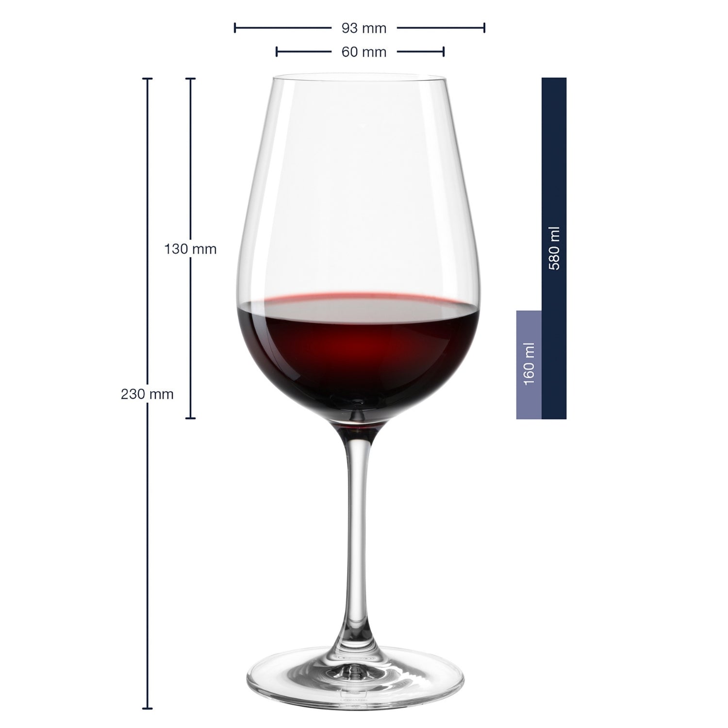 leonardo-tivoli-verre-vin-rouge-580-ml-lot-de-6 image 2