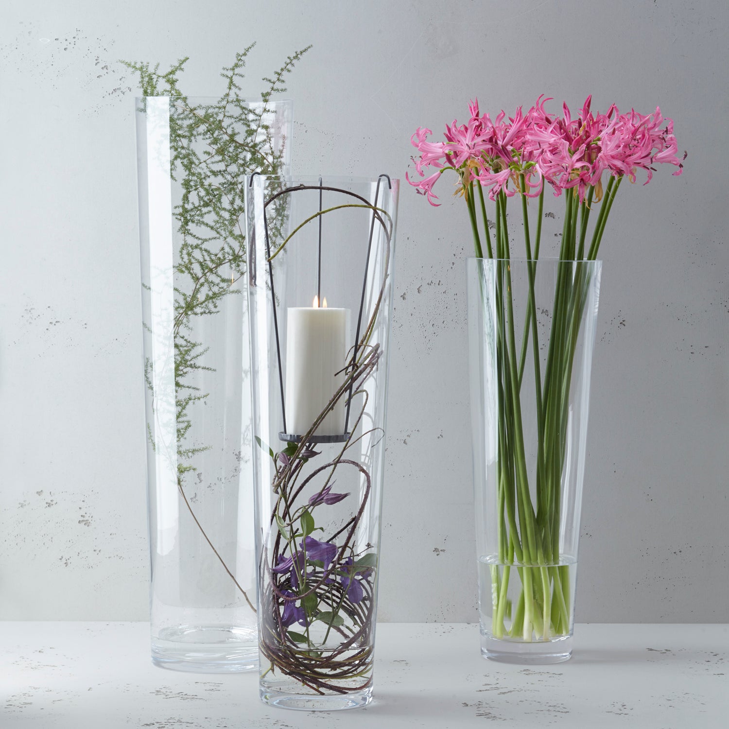 leonardo-konisch-vase-sol-70-cm-transparent-conique image 3