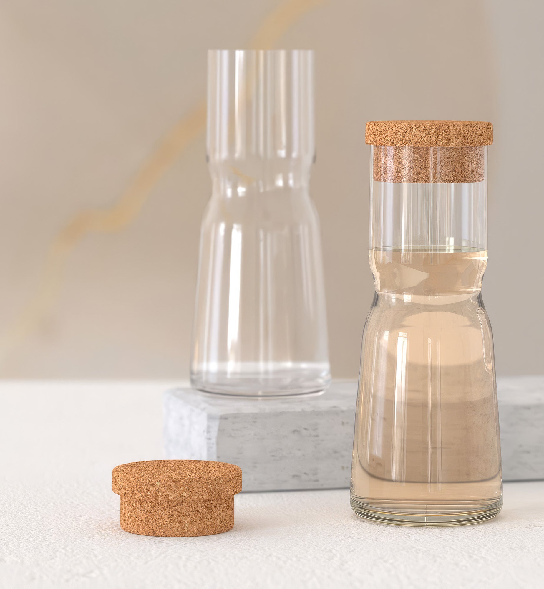 krosno-splendour-carafe-eau-1000-ml-bouchon-li-ge image 3