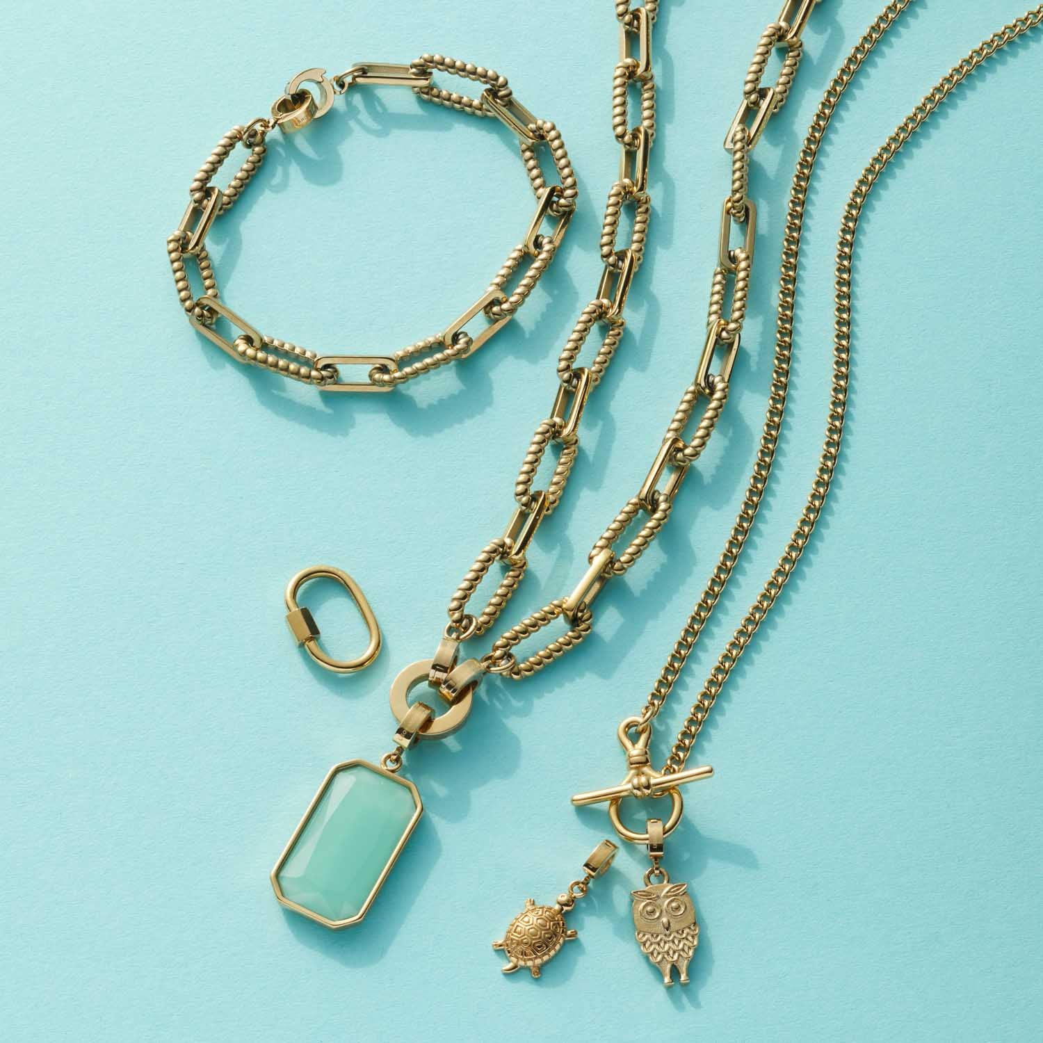 leonardo-clip-mix-pendentif-mora-tortue-dor image 3