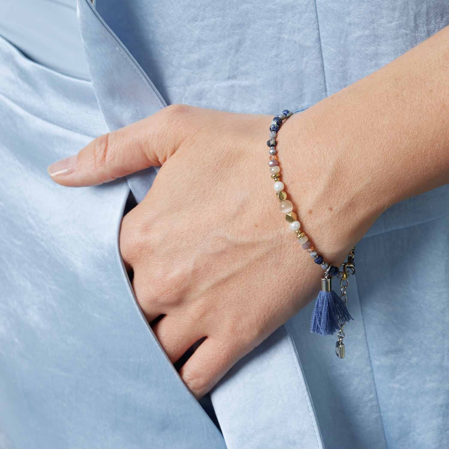 leonardo-babsi-bracelet-bleu-dor-r-glable image 3