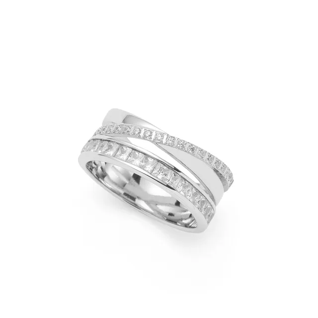 leonardo-sarah-20-bague-argent-zirconia-pav image 1