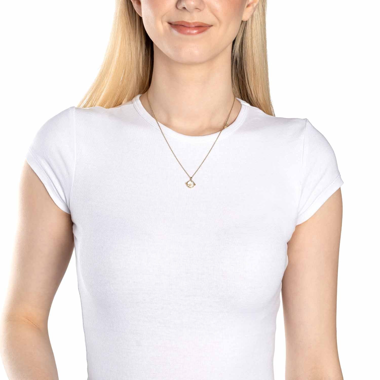 leonardo-ciao-sattelite-collier-or-42-cm-saturne image 3