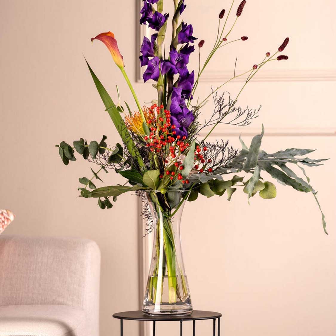 leonardo-gia-vase-verre-transparent-28-cm-fait-main image 2
