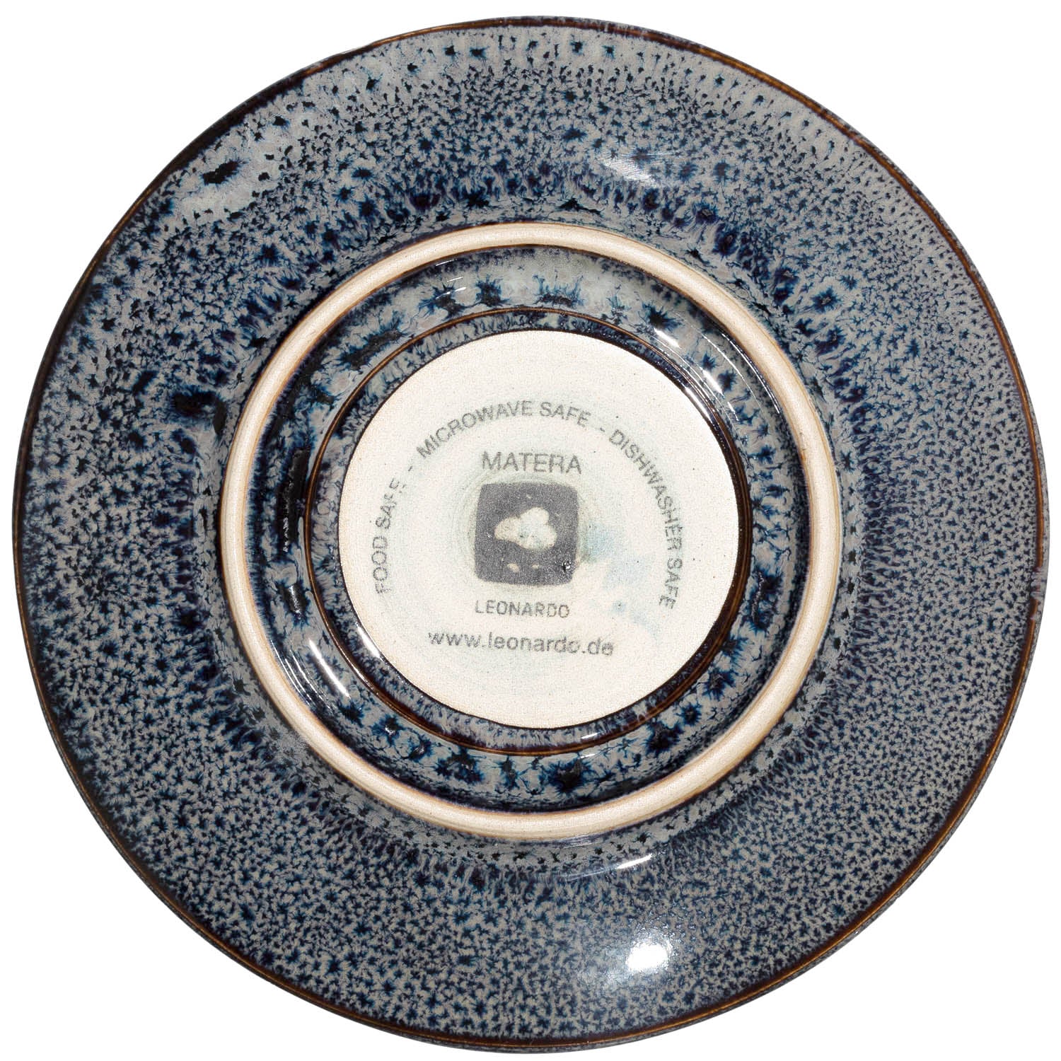 leonardo-matera-soucoupe-c-ramique-11-cm-anthracite-lot-de-4 image 4