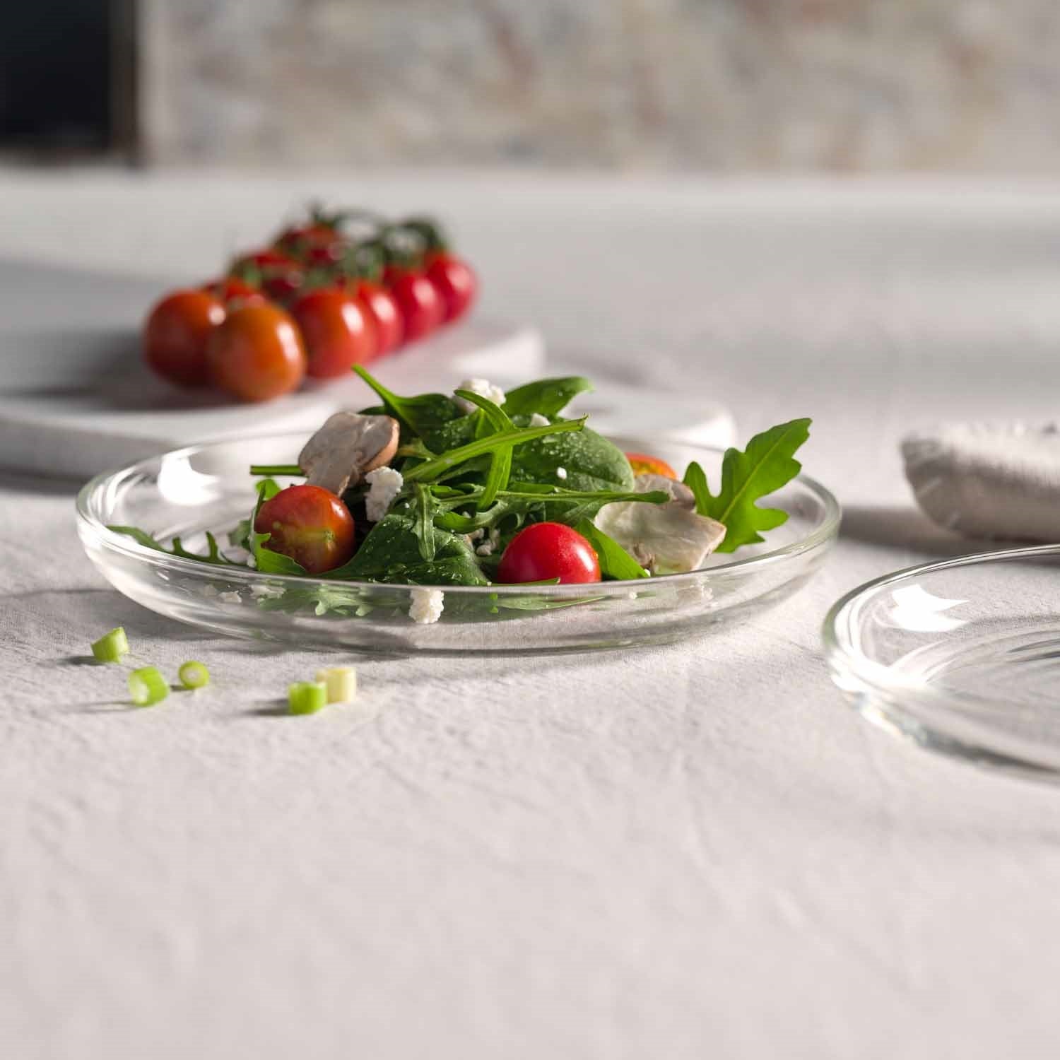 leonardo-cucina-assiette-18-cm-lot-de-6-verre-transparent image 3