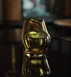 krosno-gemstone-vase-ambre-28-cm image 6