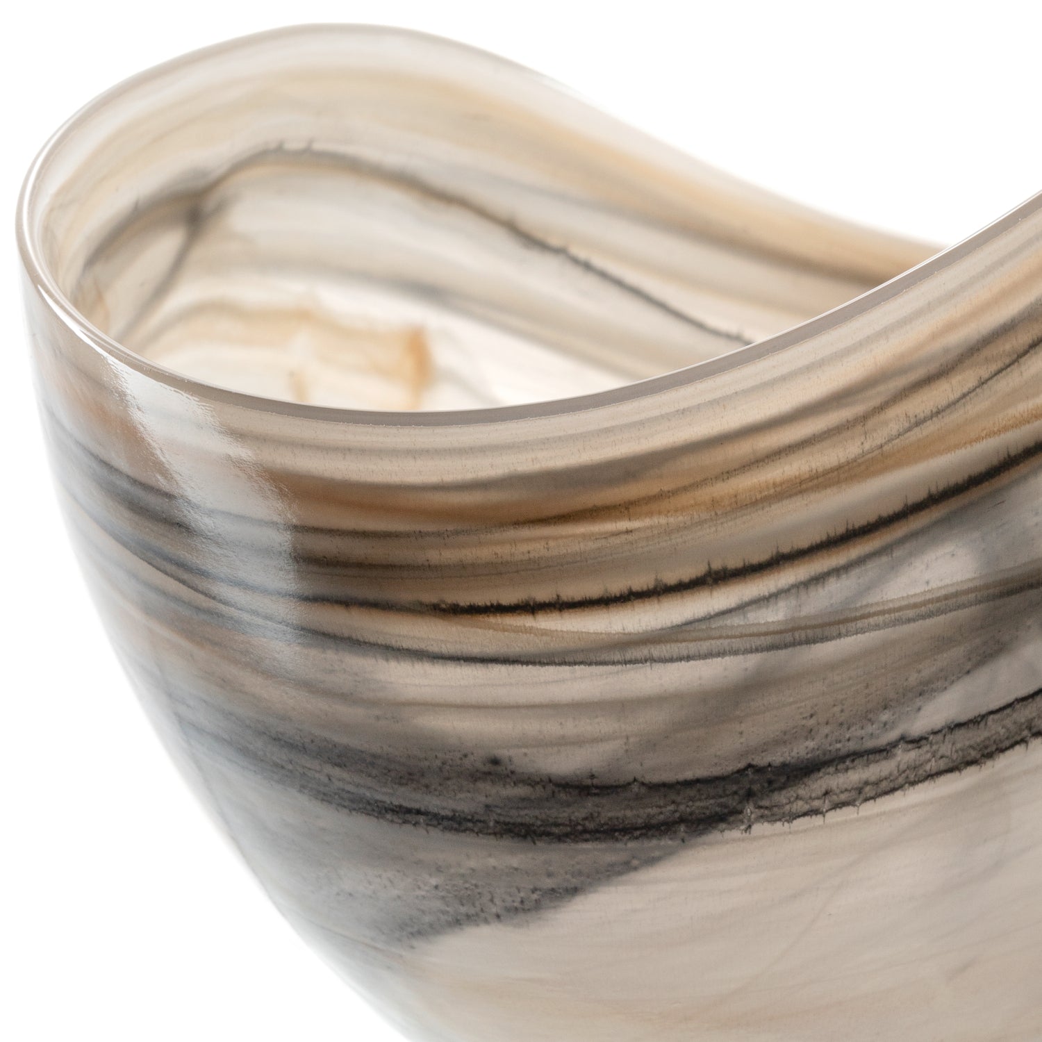 leonardo-alabastro-coupe-d-corative-beige-noir-27x15-cm image 4