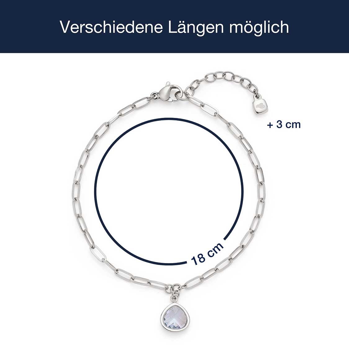 leonardo-indra-bracelet-bleu-chaine-paperclip-verre image 4