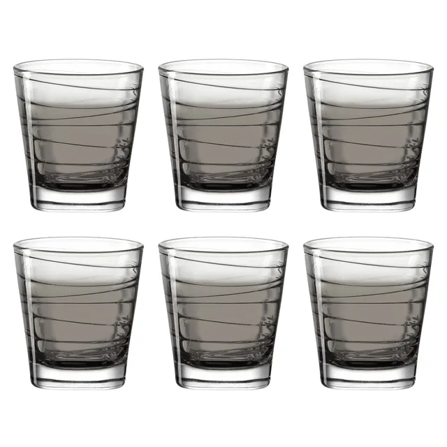 leonardo-vario-struttura-verre-250-ml-anthracite-lot-6 image 1