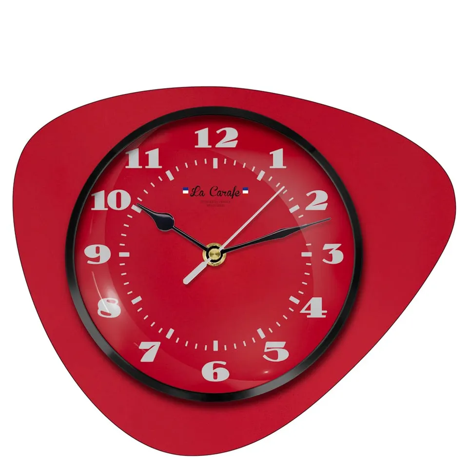 la-carafe-original-horloge-murale-coquelicot image 1