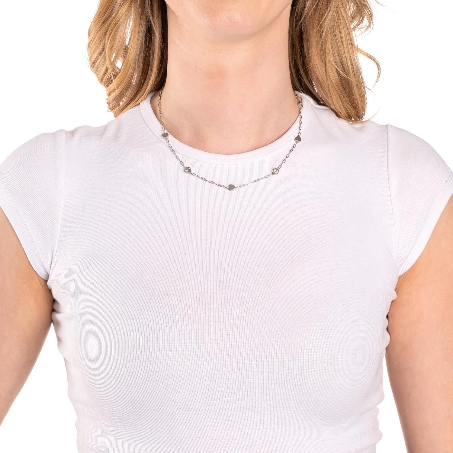 leonardo-christie-42-cm-ciao-collier-c-ur-argent image 3