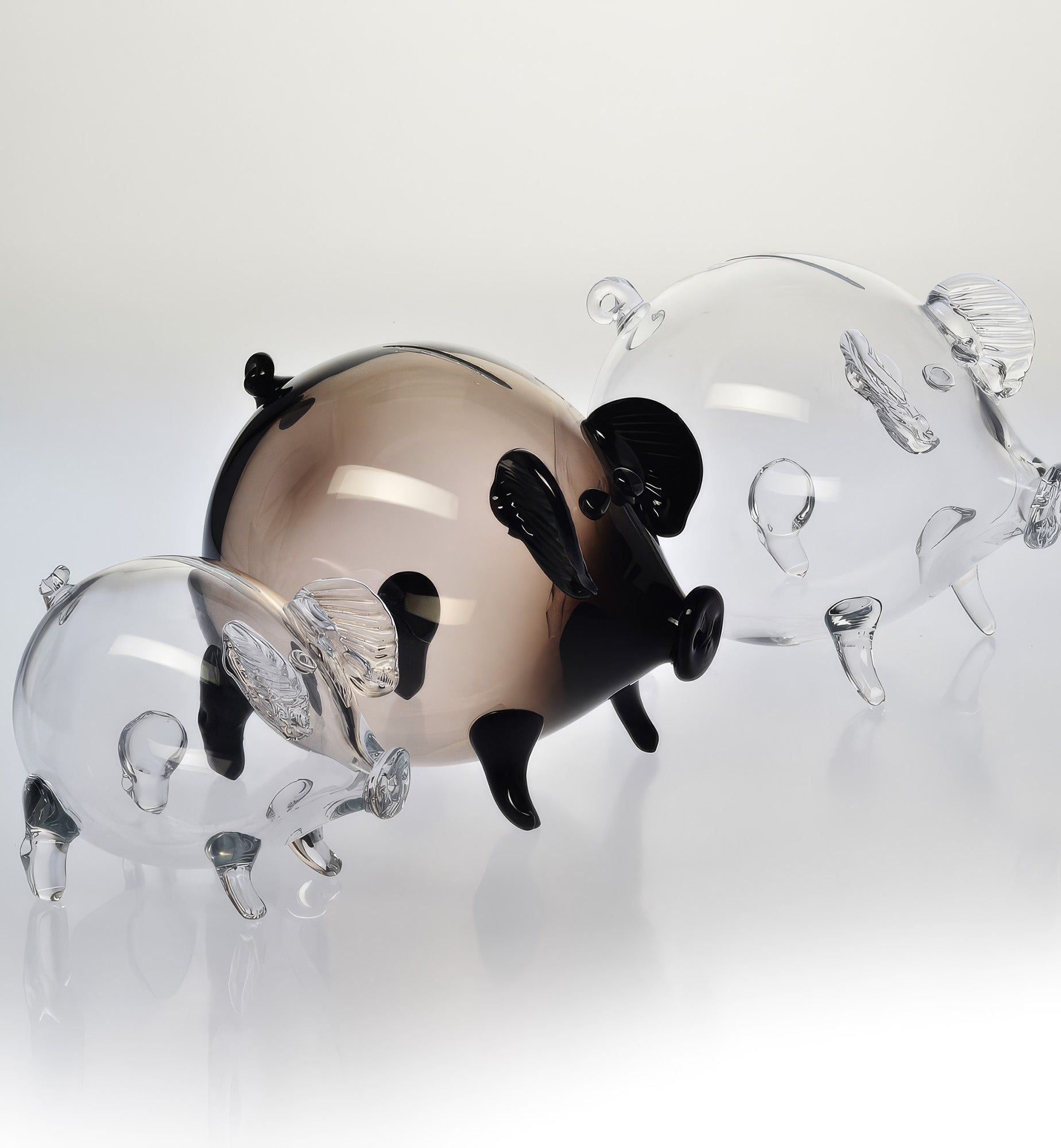krosno-tirelire-cochon-en-verre-transparent-xl-casser image 3