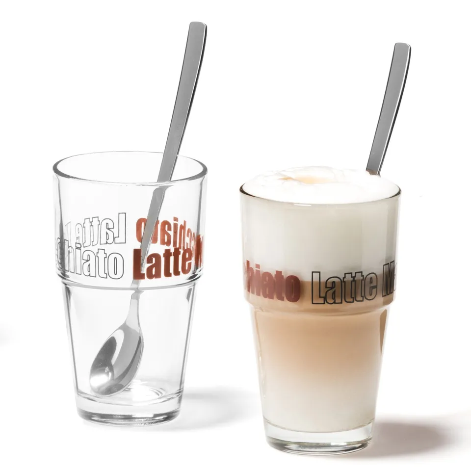 leonardo-solo-verres-latte-macchiato-410-ml-lot-4-avec-cuilleres image 1