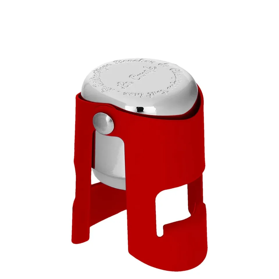 la-carafe-bouchon-champagne-inox-coquelicot image 1