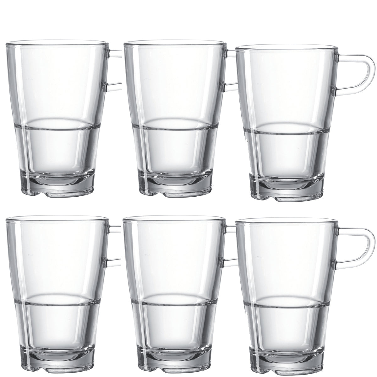 leonardo-senso-tasse-en-verre-350-ml-lot-6-empilable image 1