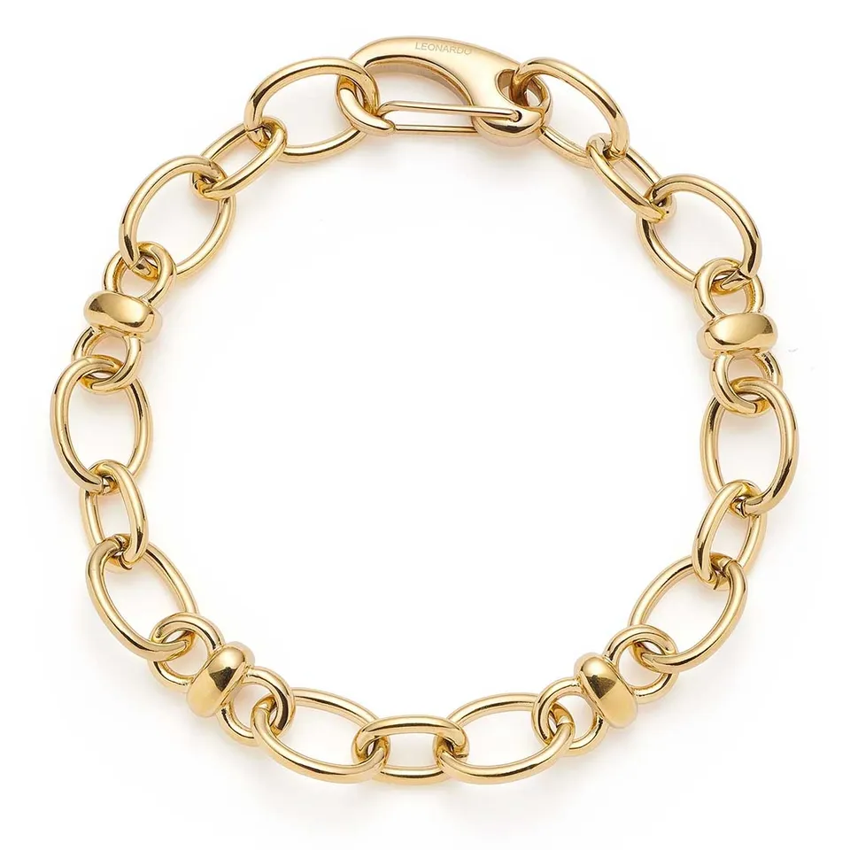 leonardo-virginia-bracelet-dor-maillons-ovales image 1