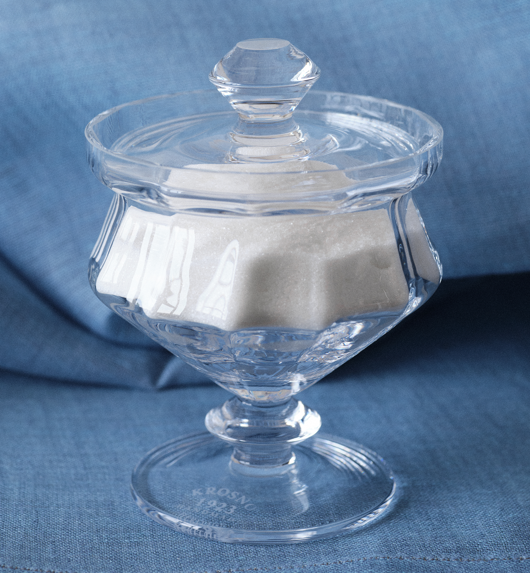 krosno-heritage-sucrier-cristal-17-cm-avec-couvercle image 2