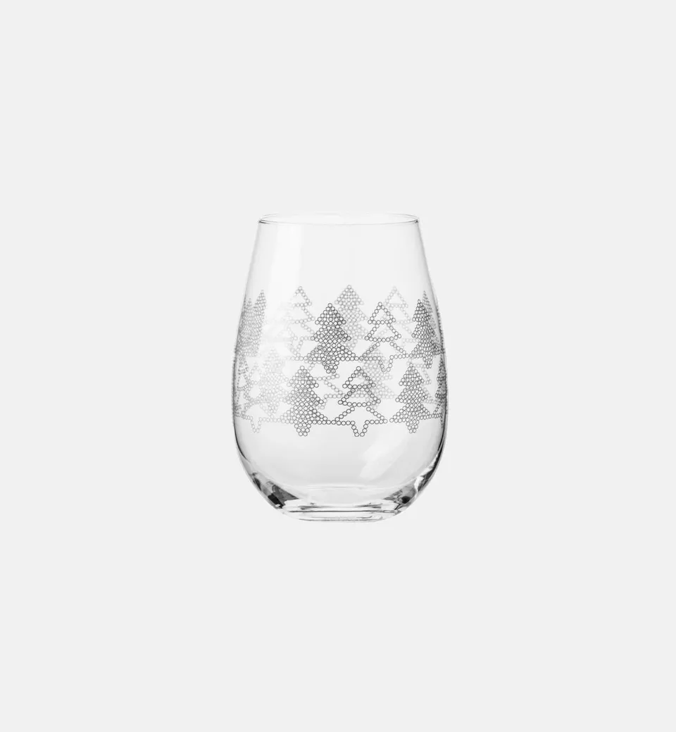krosno-christmas-verre-eau-sapins-550-ml-lot-3 image 1