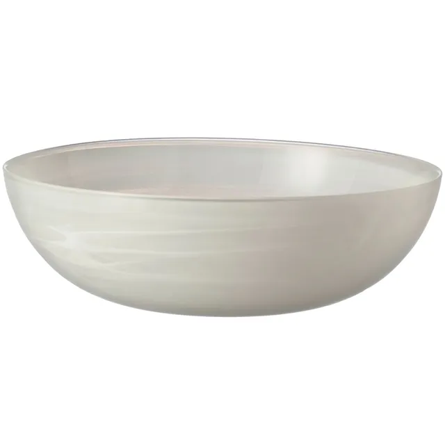 leonardo-alabastro-coupe-en-verre-28-cm-blanche image 1