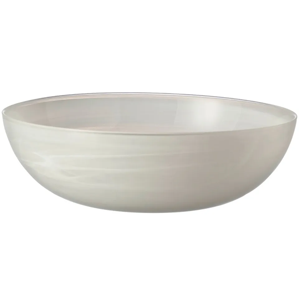 leonardo-alabastro-coupe-en-verre-28-cm-blanche image 1