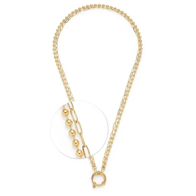 leonardo-clip-mix-lizzy-collier-dor-45-cm-double image 1