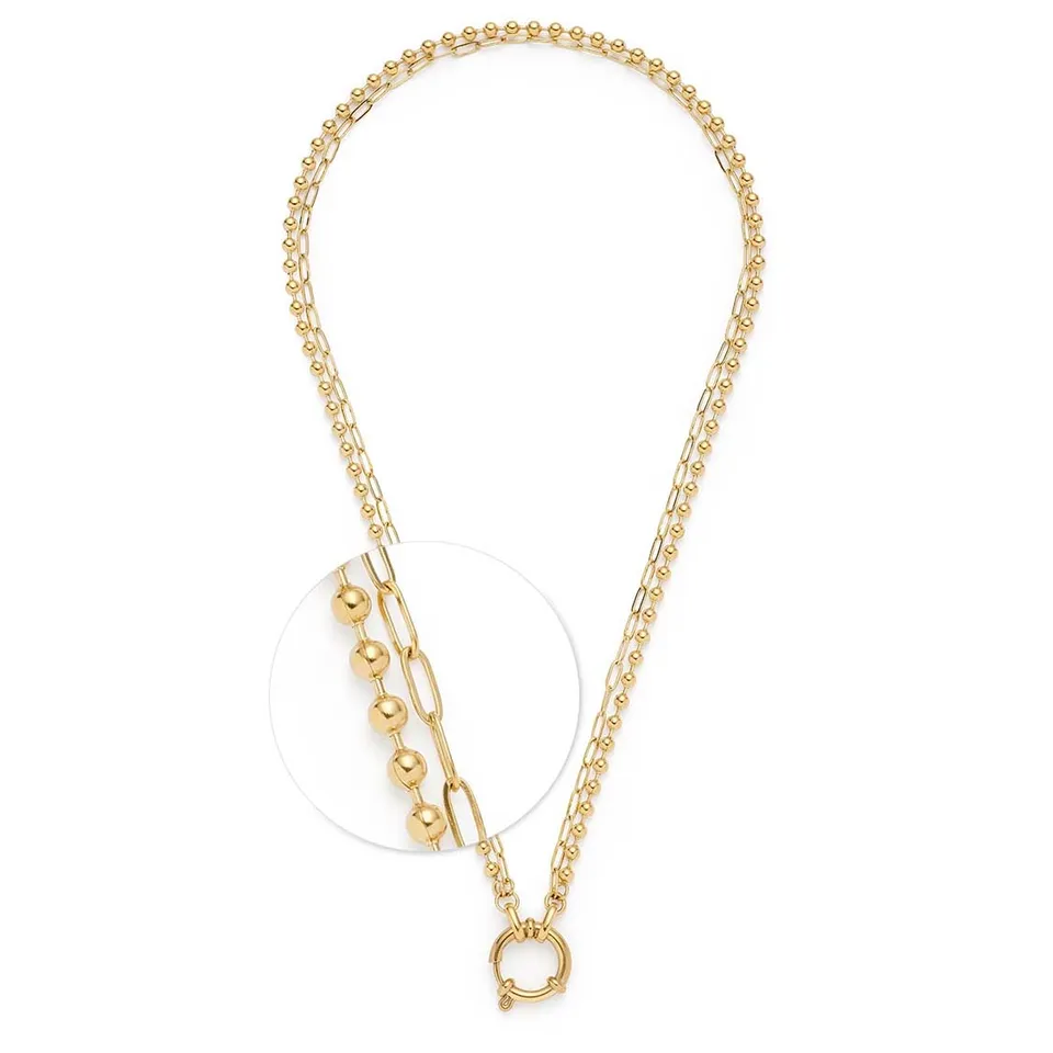 leonardo-clip-mix-lizzy-collier-dor-45-cm-double image 1