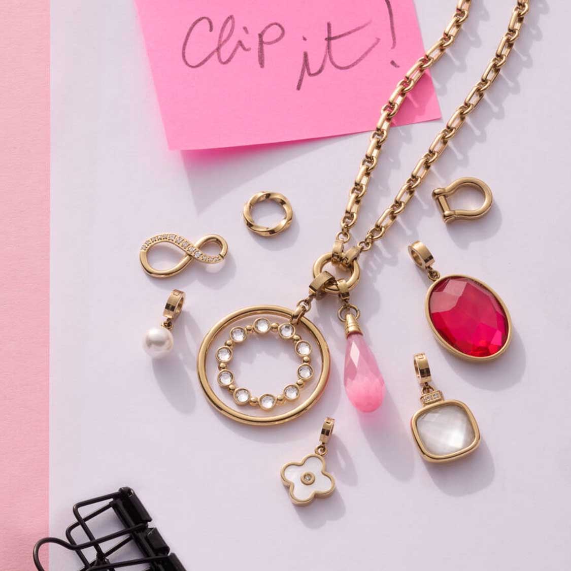 leonardo-yvette-clip-mix-collier-dor-60-cm-maillons image 8