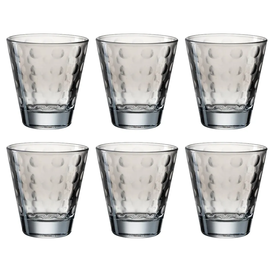 leonardo-optic-verre-215-ml-gris-lot-de-6 image 1