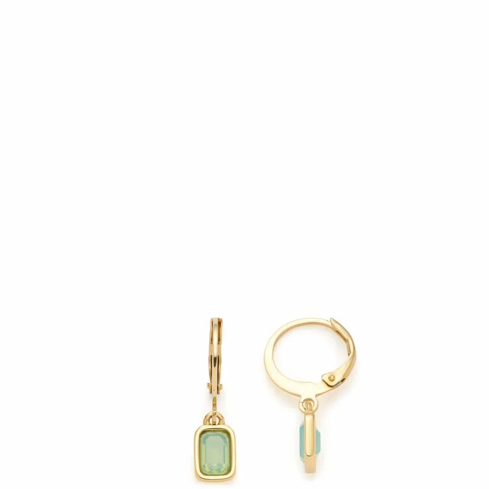 leonardo-sofia-ciao-boucles-d-oreilles-vert-menthe-cristal image 1