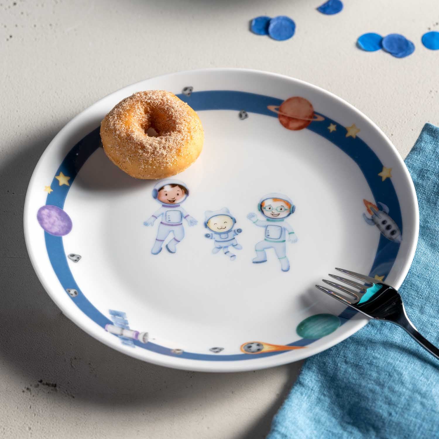 leonardo-bambini-avventura-vaisselle-enfant-3-pi-ces-espace image 3