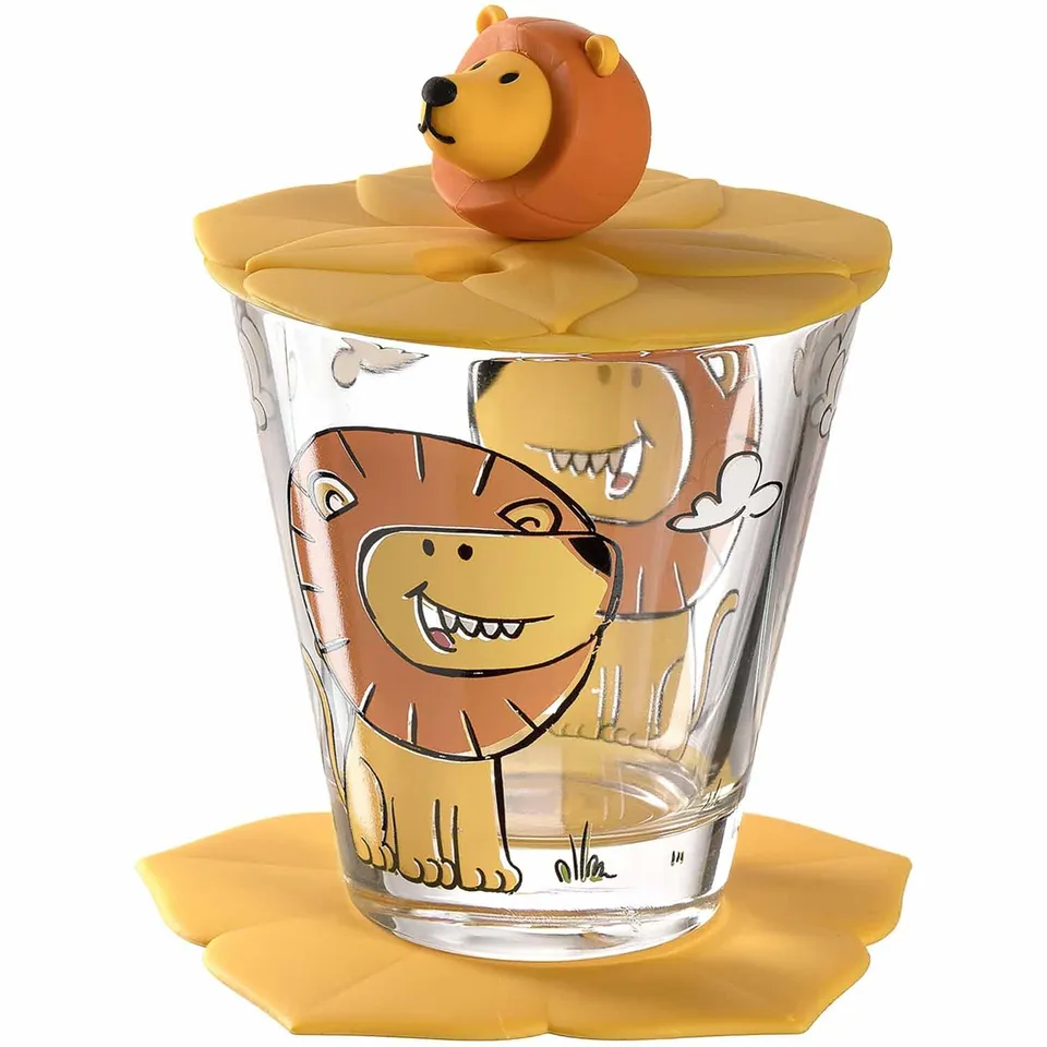 leonardo-bambini-verre-enfant-lion-3-pi-ces image 1