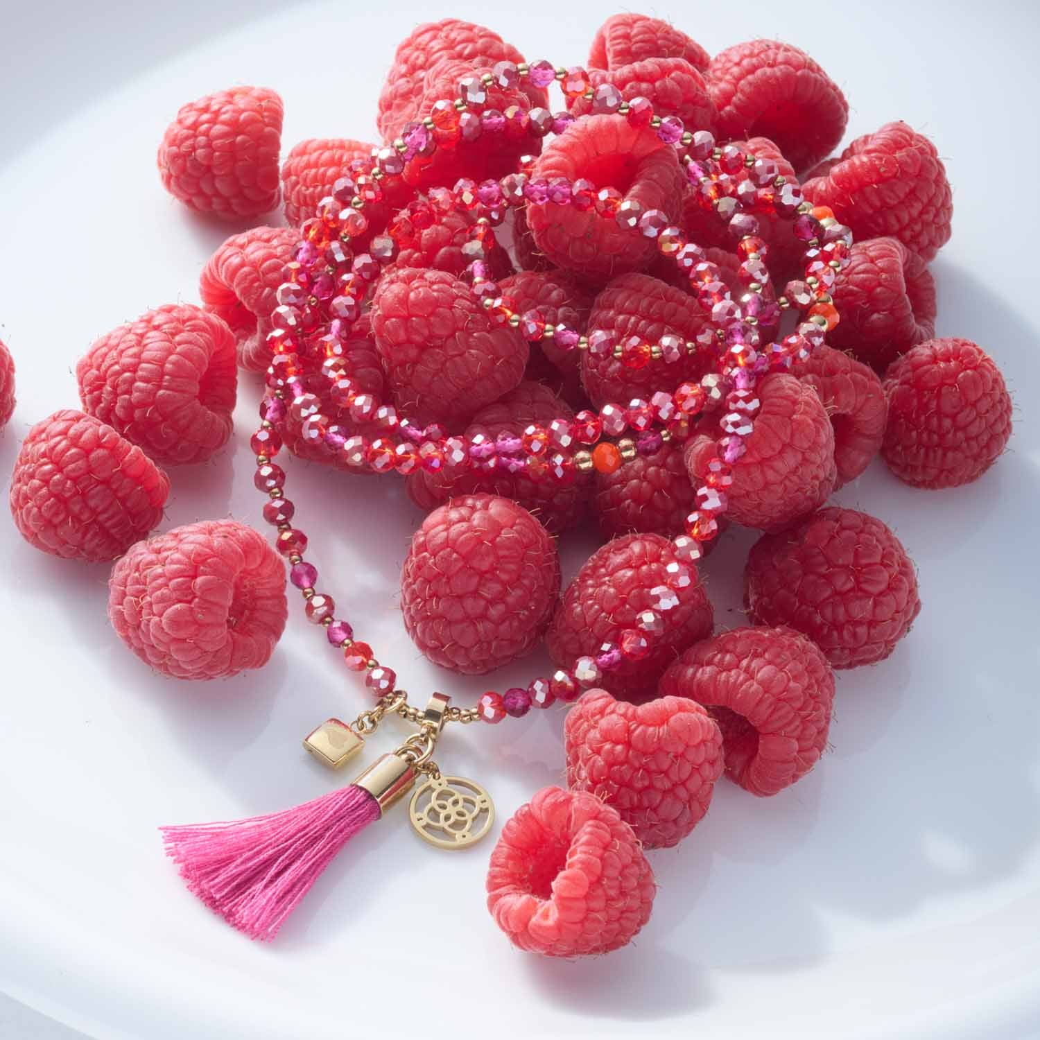 leonardo-donna-collier-perles-roses-80-cm-t-dor image 5