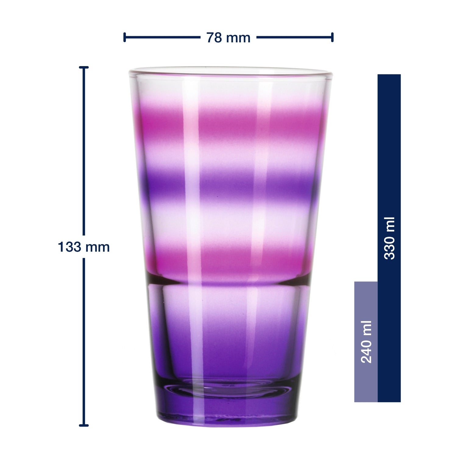 leonardo-event-verre-eau-violet-ray-330-ml-lot-de-6 image 3