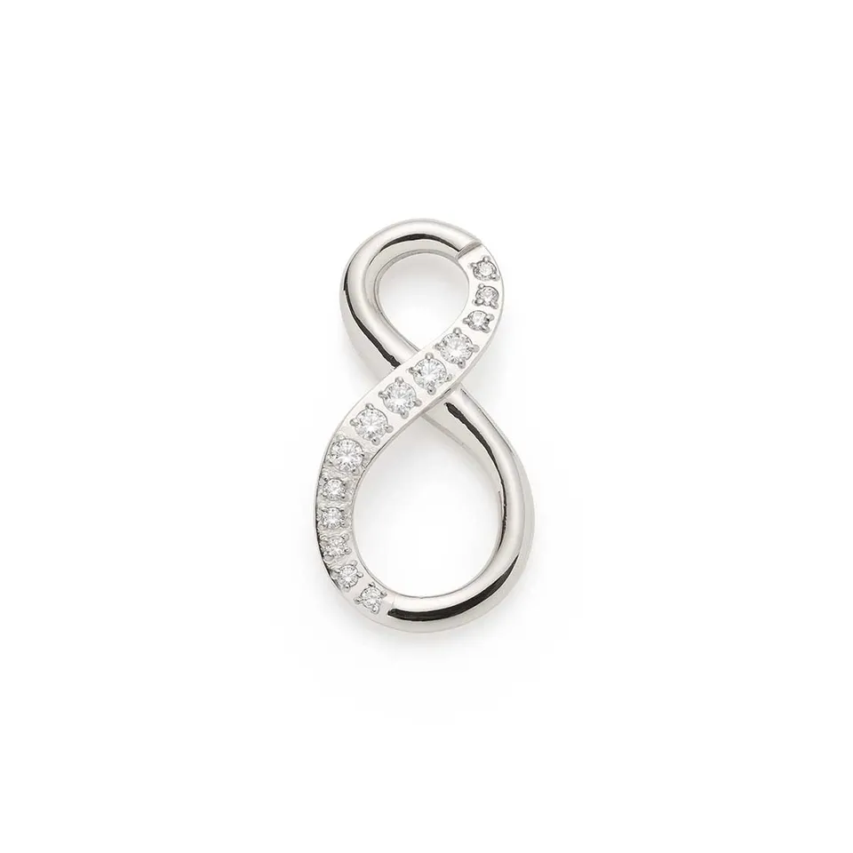 leonardo-senta-anneau-clip-argent-zirconia image 1