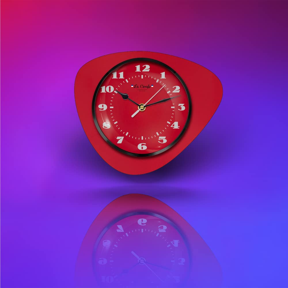 la-carafe-original-horloge-murale-coquelicot image 2