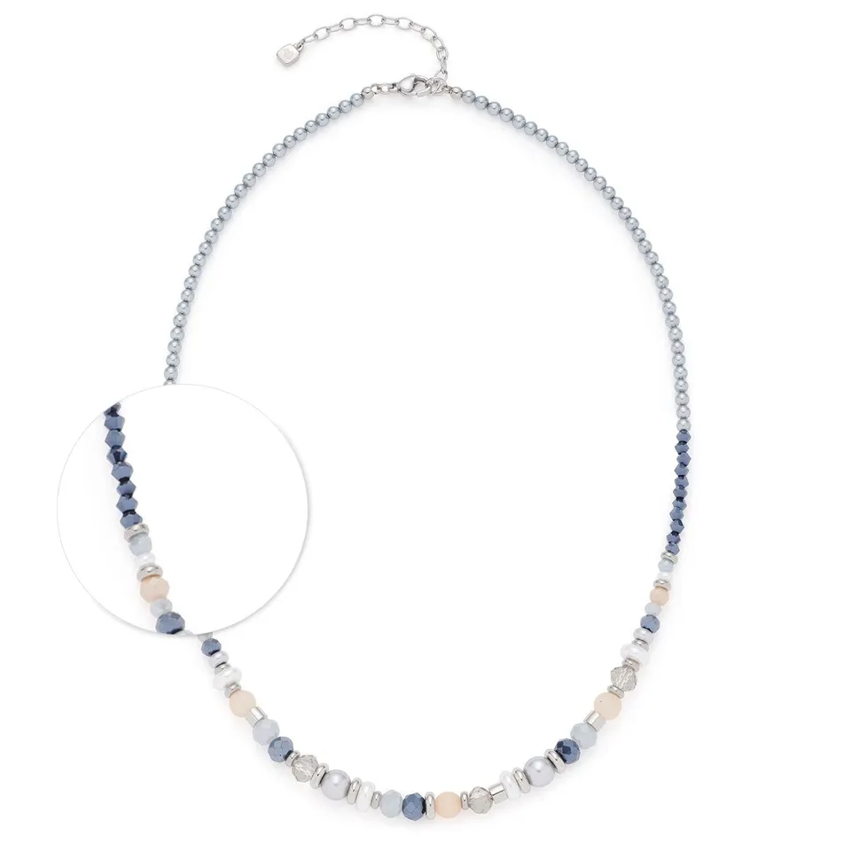 leonardo-britta-collier-perles-bleues-45-cm image 1