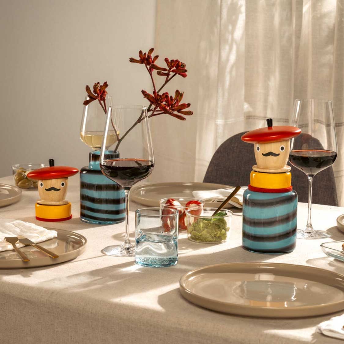 leonardo-buoni-amici-vase-objet-pizzaiolo-24-cm-multicolore image 2