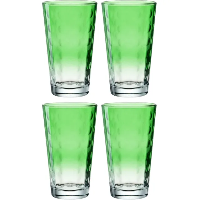 leonardo-optic-verre-boire-540-ml-vert-lot-de-4 image 1