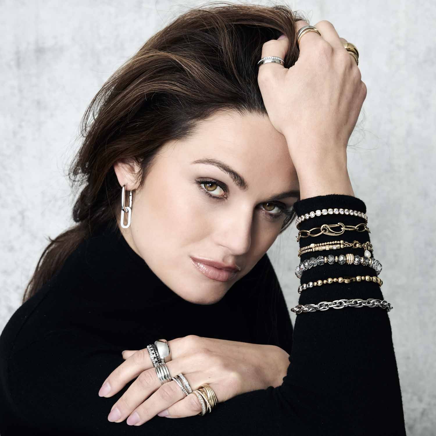 leonardo-sina-bracelet-acier-argent-maillons-ovales image 7