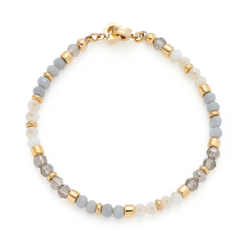 leonardo-clip-mix-bernie-bracelet-dor-perles image 1