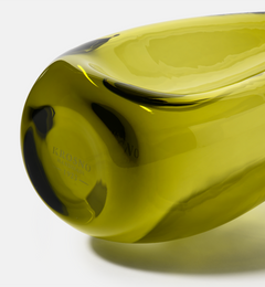 krosno-flow-vase-olive-28-cm-vase-en-verre image 6